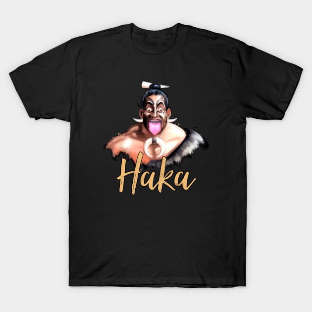 Haka Dance T-Shirt by ILYOart